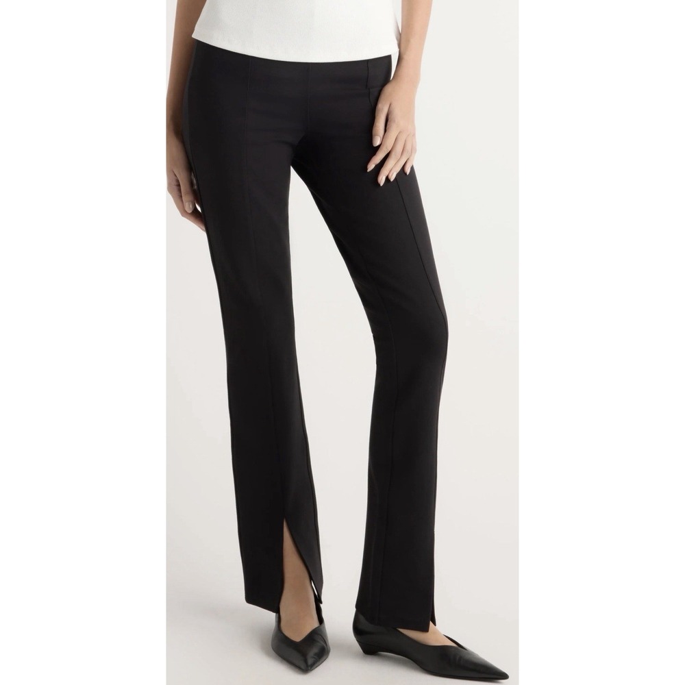 Modern‎ Citizen Cass Front-Split Ponte Stretch Pant Large Black - Picture 2 of 9